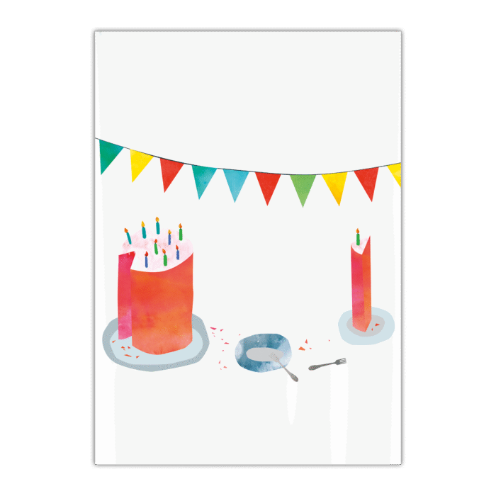 Postkarte «ROSA MOND» – Geburtstag