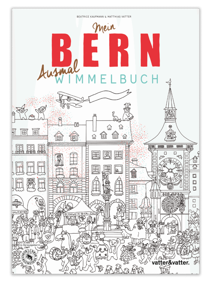 Mein Bern Ausmalwimmelbuch