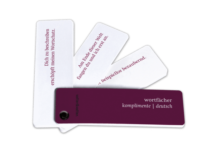 Wortfächer «Komplimente»